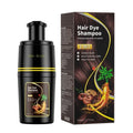 BOJICA Dark Brown Hair Dye Shampoo for 100% Gray Hair Coverage - 3 in 1 Color Shampoo/Instant/Herbal Ingredients for Women and Men 350ml (12.3 Fl oz)