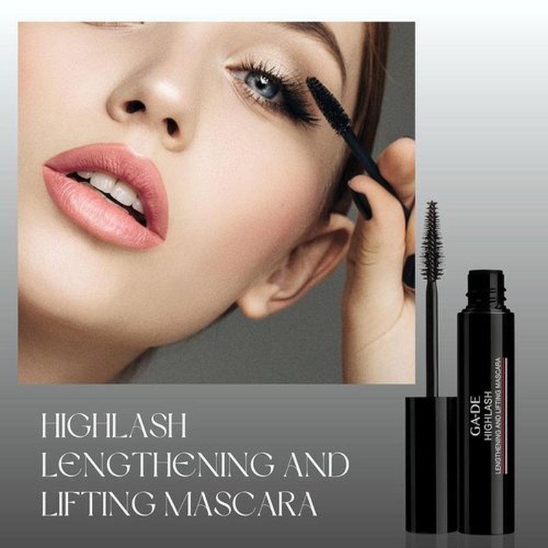 GA-DE Highlash Lengthening Mascara - Nourishing Formula for Volume & Lift - Intense Carbon Black - 0.27 oz