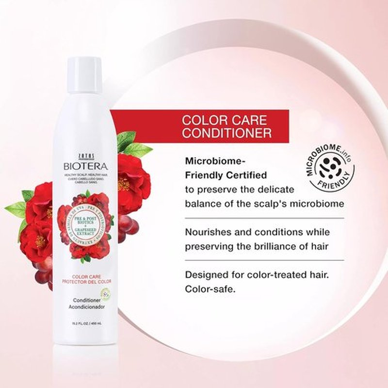 Biotera Color Care Conditioner - Extend & Maintain Color-Treated Hair | Vegan, Paraben-Free, Microbiome Friendly