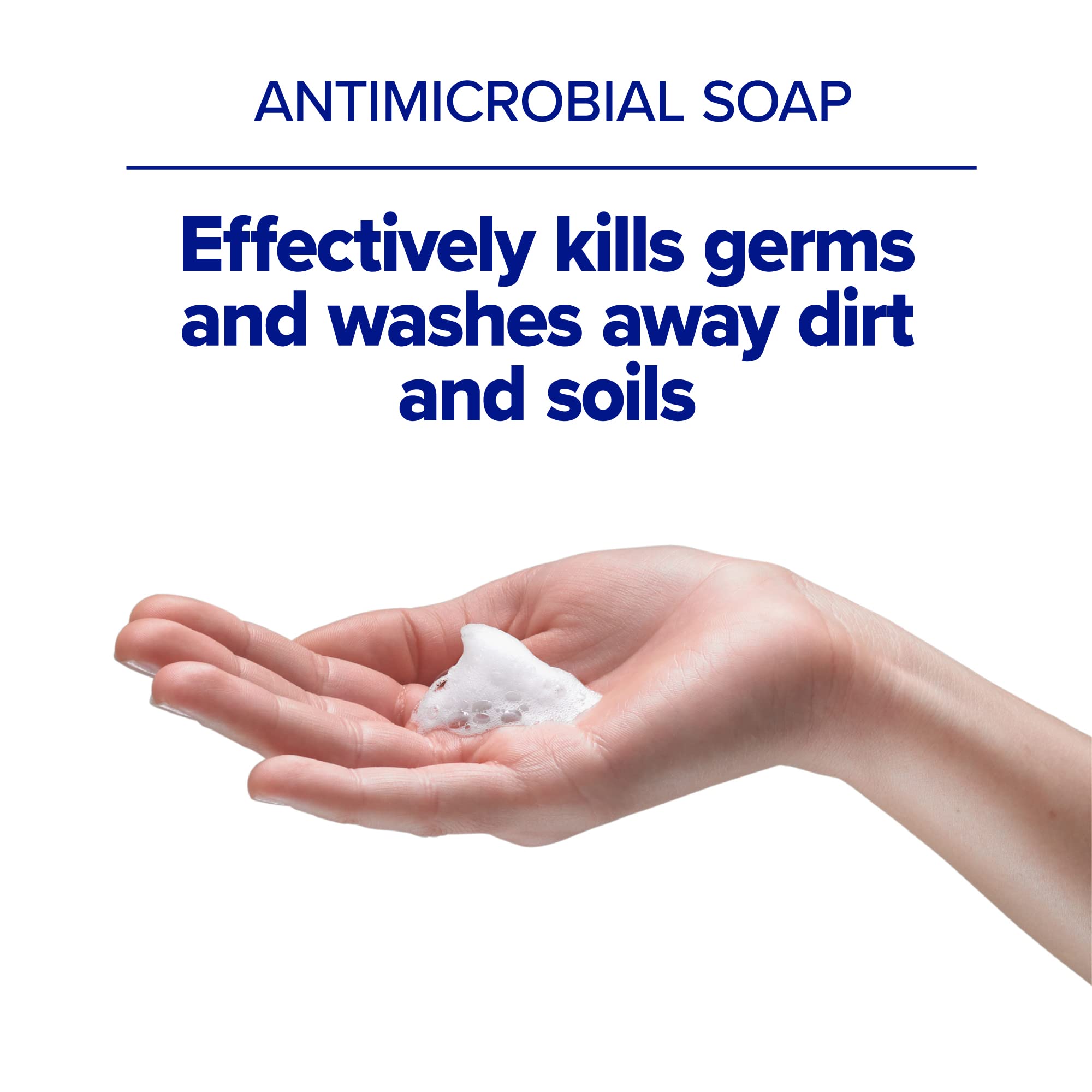 PURELL Brand HEALTHY SOAP 0.5% BAK Antimicrobial Foam, Lightly Fragranced, 1200 mL Refill for PURELL ES4 Manual Soap Dispenser (Pack of 2) - 5079-02 - Manufactured by GOJO, Inc.