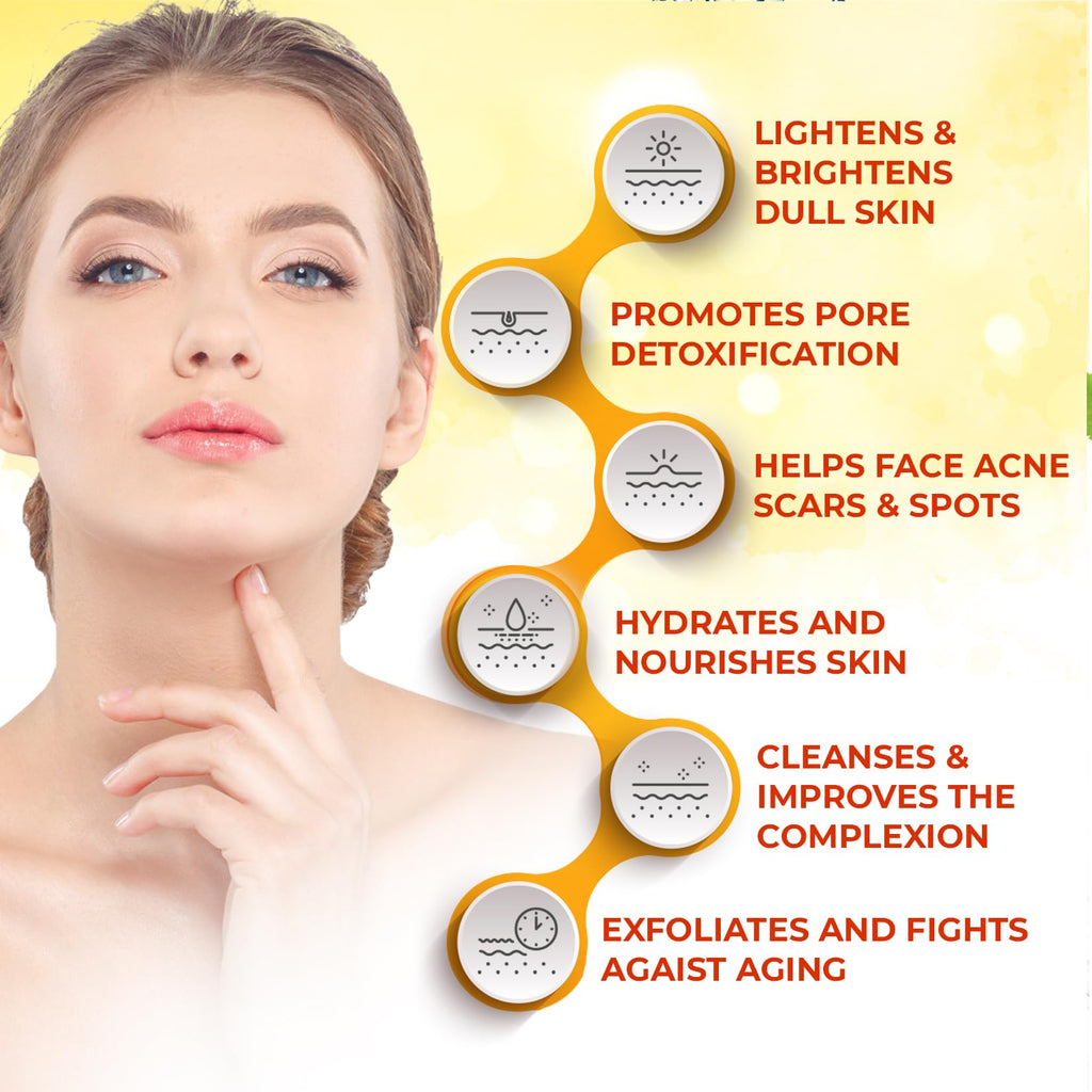 Turmeric Cream for Skin Brightening - All Natural Face & Body Turmeric Skin Lotion - Turmeric Cleanses Skin, Fights Acne, Evens Tone, Marks, Sun Damage, & Age Spots - Pure Turmeric Cream (Large)