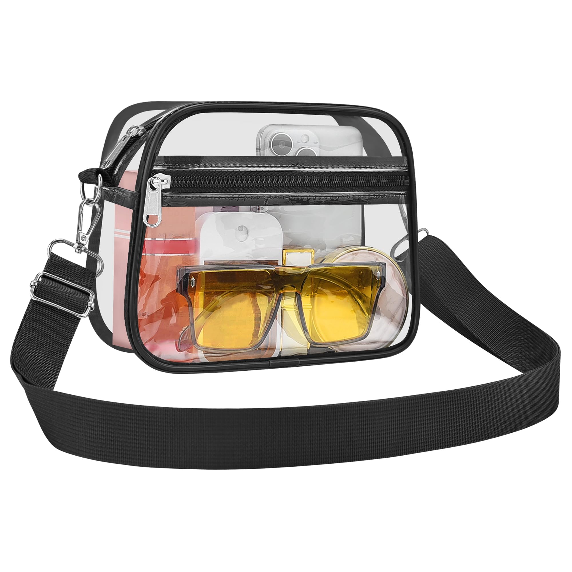 USPECLARE Clear Bag for Stadium Events Clear Sports Fan Handbags Purses