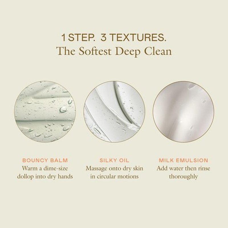 EADEM Dew Dream Hydrating Cleansing Balm & Makeup Remover with Moringa & Tiger Grass, Facial Cleanser & Skincare Moisturizer, Hydrating Skin Care Make Up Remover Balm, 3.4 oz