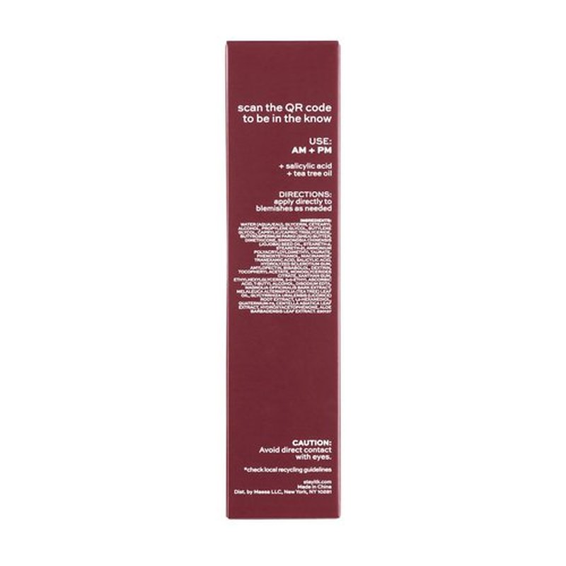 ITK Skincare Salicylic Acid Acne Spot Treatment - Fast Relief for Face, Back & Body | 0.5oz with Tea Tree Oil