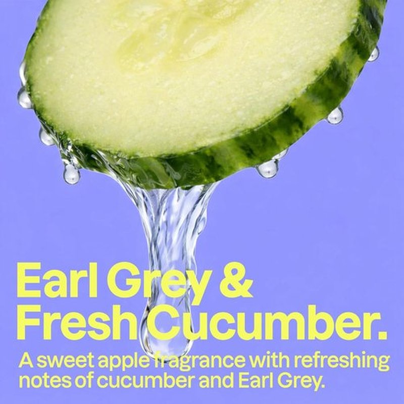 ATTITUDE Liquid Hand Soap - EWG Verified, Vegan & Plant-Based - Earl Grey & Fresh Cucumber, 16 Fl Oz (Pack of 6)