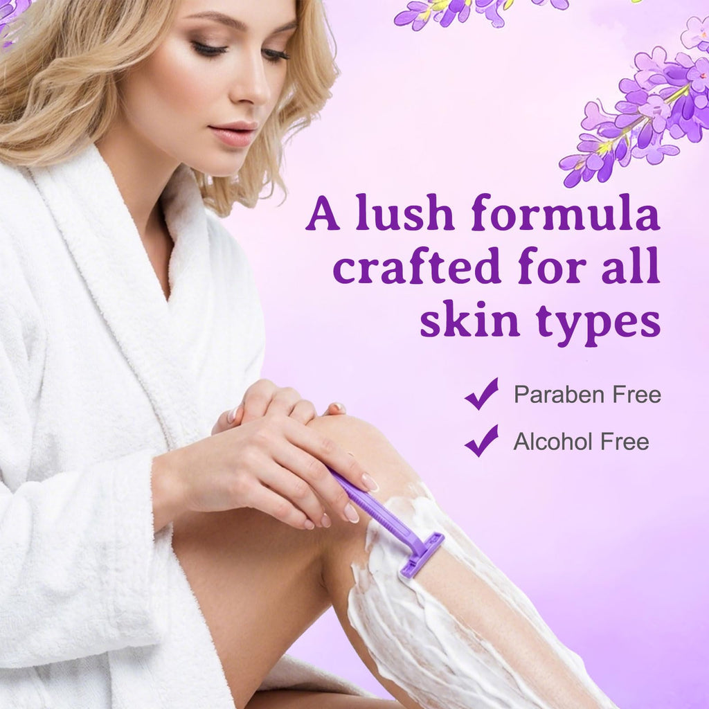 Womens Shaving Cream Bulk Travel and Women's Disposable Razors Individually Wrapped,0.53oz Shave Gel for Women,Care Dry Skin Womens Shave Gel Disposable Razors Women for Guests Homeless Travel