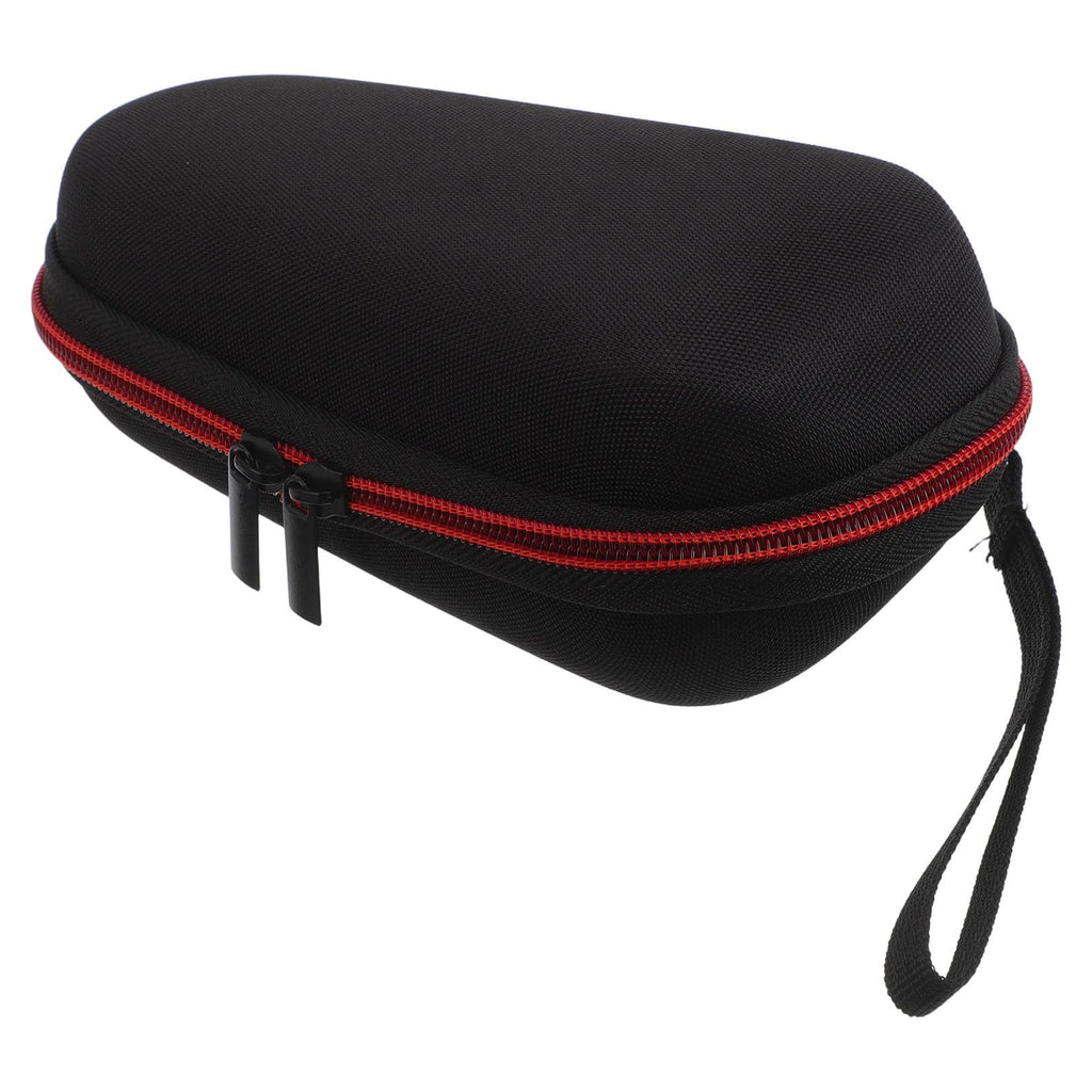 GALPADA Universal Electric Shaver Protective Case Red Dual Zipper Shockproof Travel Bag Portable Razor Holder for Outdoor Camping