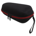 GALPADA Universal Electric Shaver Protective Case Red Dual Zipper Shockproof Travel Bag Portable Razor Holder for Outdoor Camping
