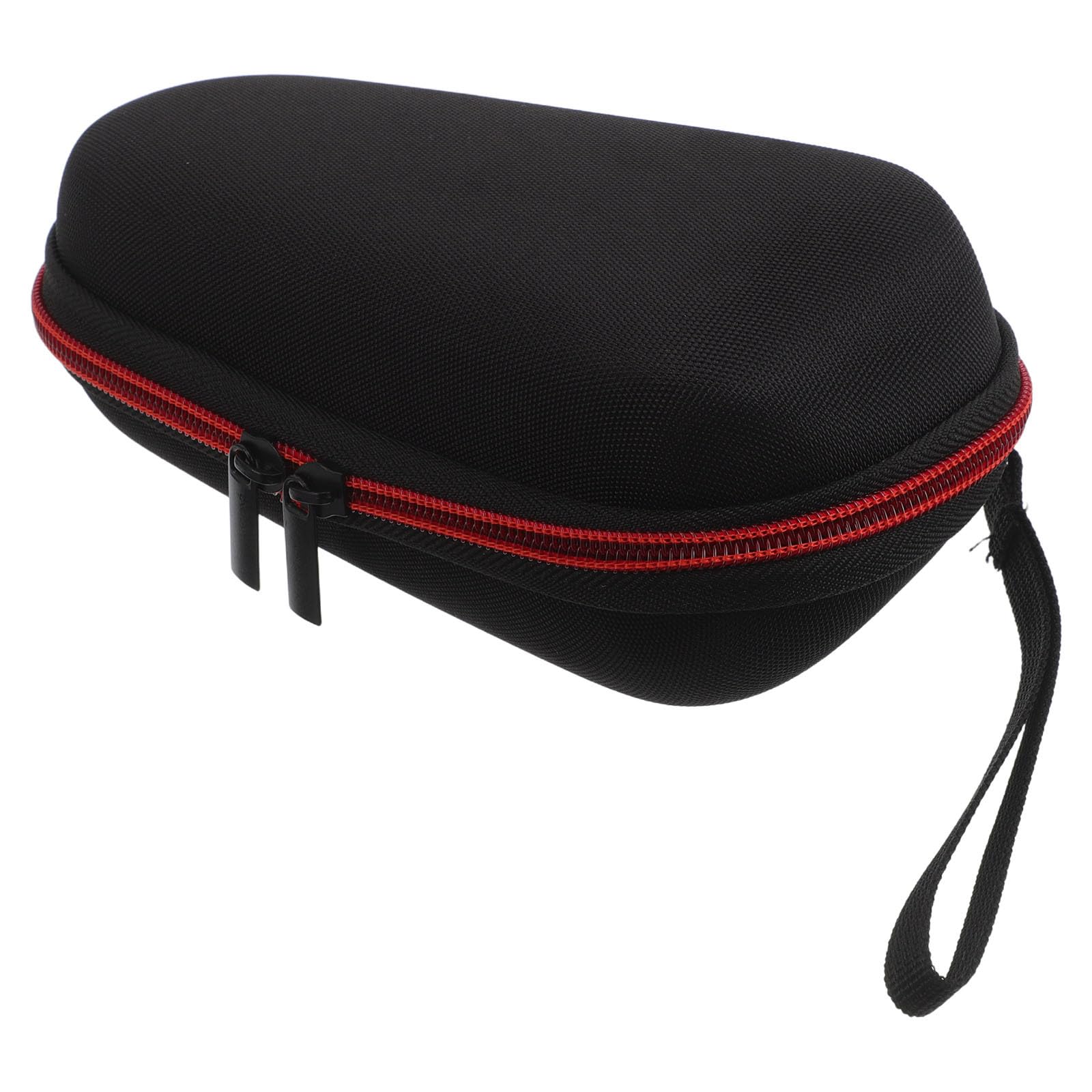 GALPADA Universal Electric Shaver Protective Case Red Dual Zipper Shockproof Travel Bag Portable Razor Holder for Outdoor Camping