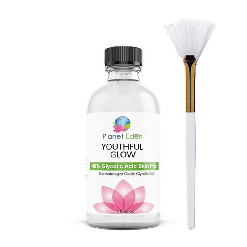 Glycolic Acid Peel 40% - Deep Skin Resurfacing AHA Exfoliant for Smooth Texture & Radiant Glow