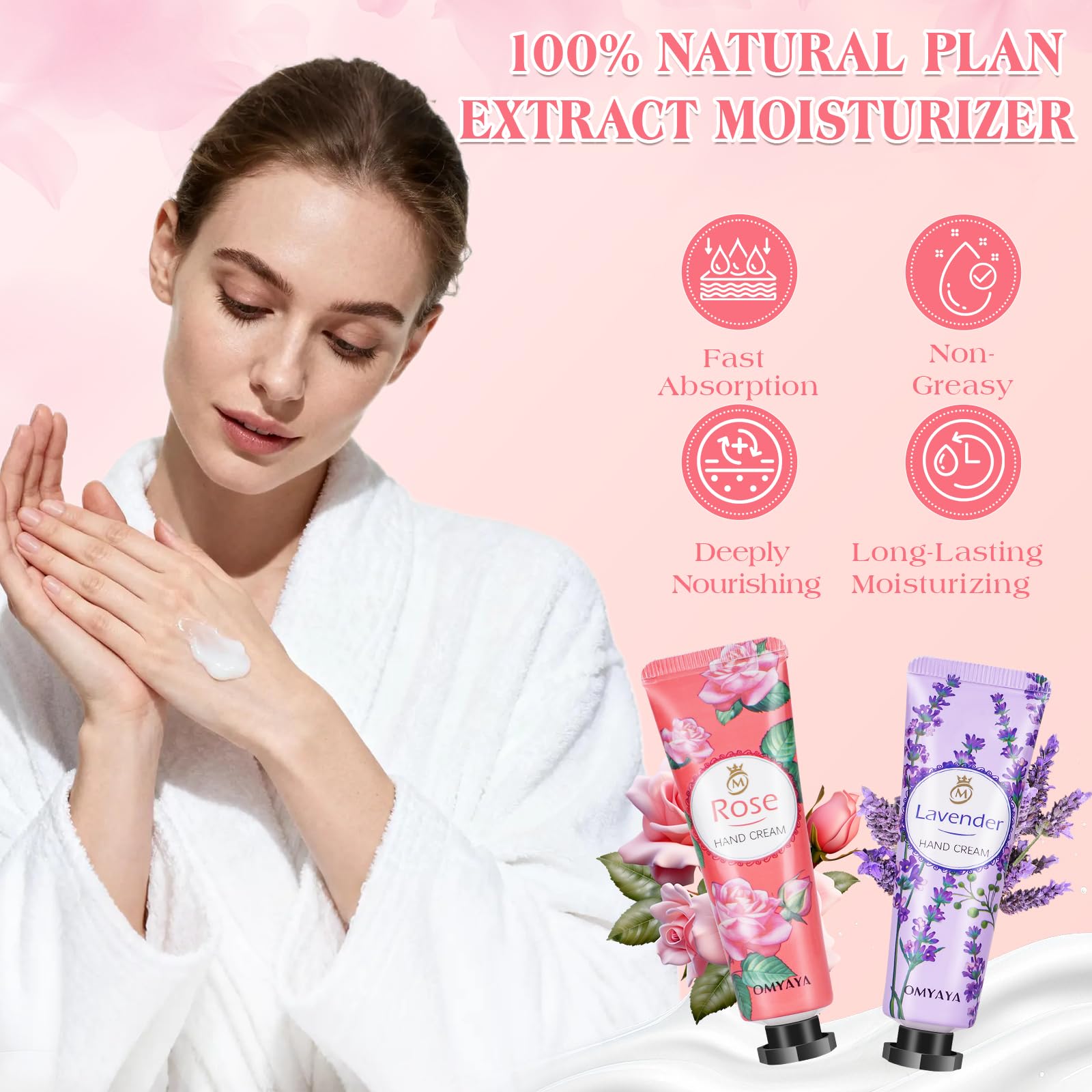 36 Sets Bulk Gifts For Women, Hand Cream Lotion and Lip Balm Bulk Set with Organza Bags, Bridal Wedding Favors, Baby Shower Favors for Guests, Teacher Appreciation Thank You Gifts, Mothers Day Gifts