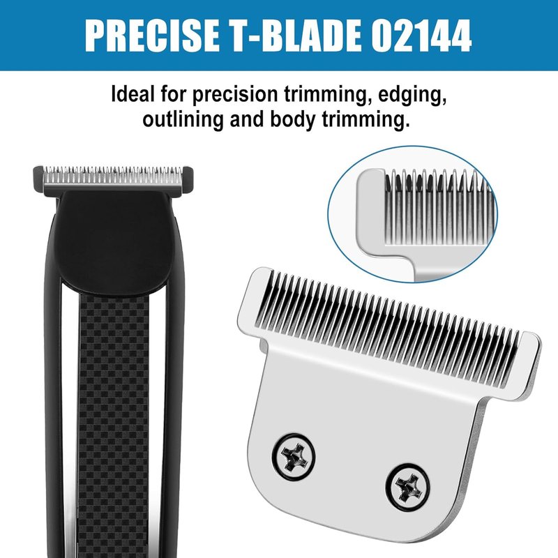 Wahl 02144 Replacement Detachable T Blade - Japanese Stainless Steel 40mm Compatible with Various Trimmers