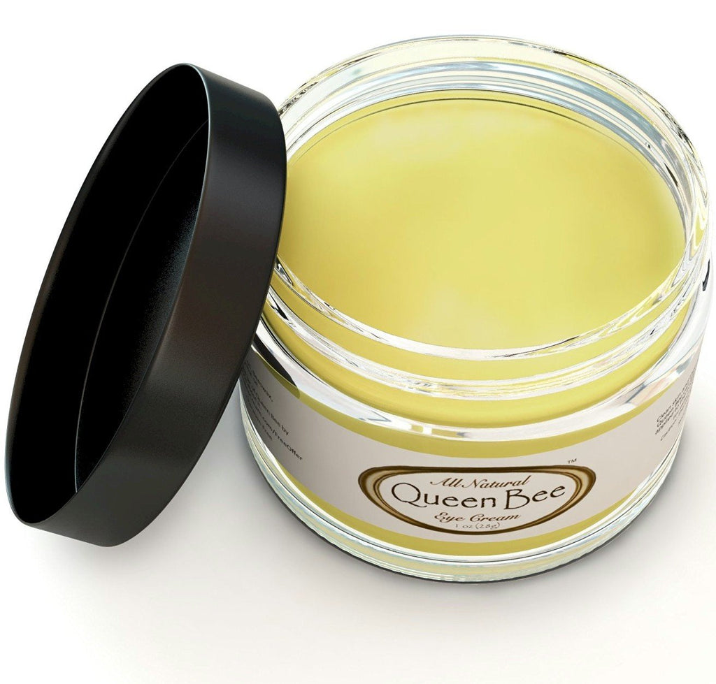 Queen Bee Organic Under Eye Cream for Dark Circles, Lines and Puffiness, 1 Ounce