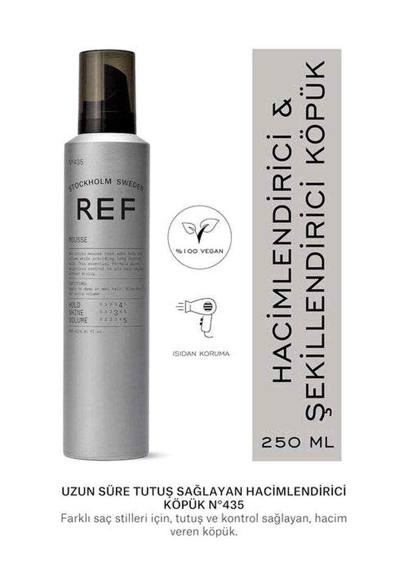Reference of Sweden 435 Mousse - Lightweight Styling Foam for All Hair Types - 8.45 oz
