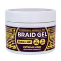 Grip&Loc Luxury Braid Gel Extreme Hold, High Shine Styling Gel & Edge Control, Flake Free with Tea Tree & Argan Oil for Hair, Sleek Braids, Locs & Twists, Made in Korea (5.29 fl oz)
