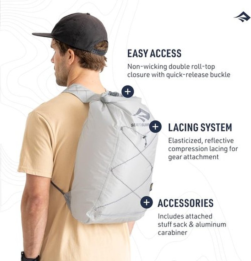 Sea to Summit Ultra-Sil Dry Pack - Lightweight Waterproof Daypack for Outdoor Adventures