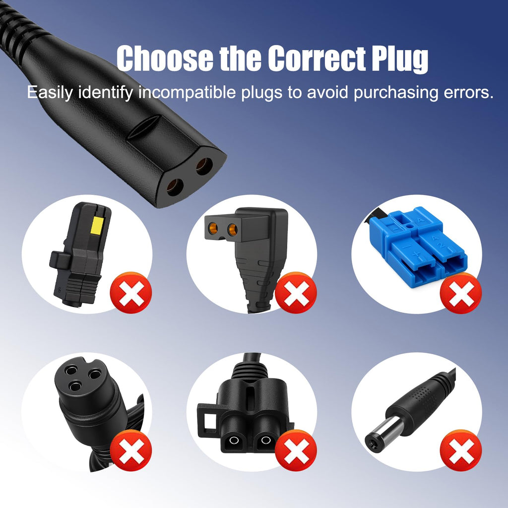 12V Charger Compatible with Braun Shaver Electric Razor Power Adapter