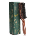 Lorsex Hair brush for Men, Boar Bristles Slick Back Hair Brush for Fine Thin Medium Hair, Nature Boar Hairbrush for Beard Styling