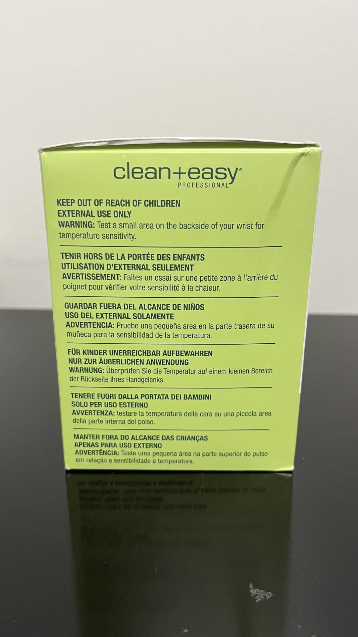 Clean + Easy Hemp Roll On Wax – Large Soft Wax Refill Cartridge for Hair Removal on for Legs, Arms & Body, 12 Pack