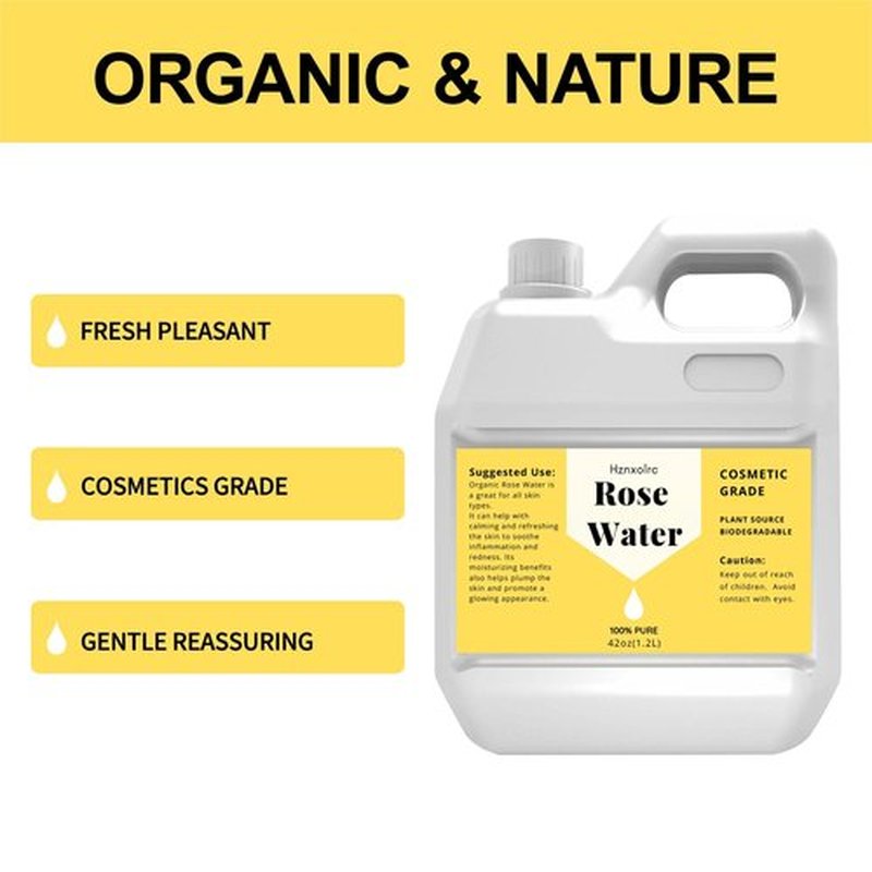 42 fl oz Rose Water for Face Hydrating Mist, 100% Pure Rose Water, Cleanses & Softens, Promotes Healthy Cell, Suitable for All Skin Types