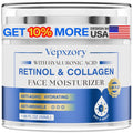 Vepxzory Face Moisturizer Retinol Cream For Face, Collagen Anti Aging Face Cream, Day-Night Neck Cream With Hyaluronic Acid, Wrinkle Cream For Women & Men Reduces Wrinkles, Dryness, 1.85 Fl. Oz