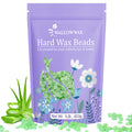 Mallowwax 1LB Aloe Hard Wax Beads, Hair Removal Wax for Full Body, Eyebrow, Legs, Bikini Brazilian Waxing - Perfect for Coarse and Fine Hair