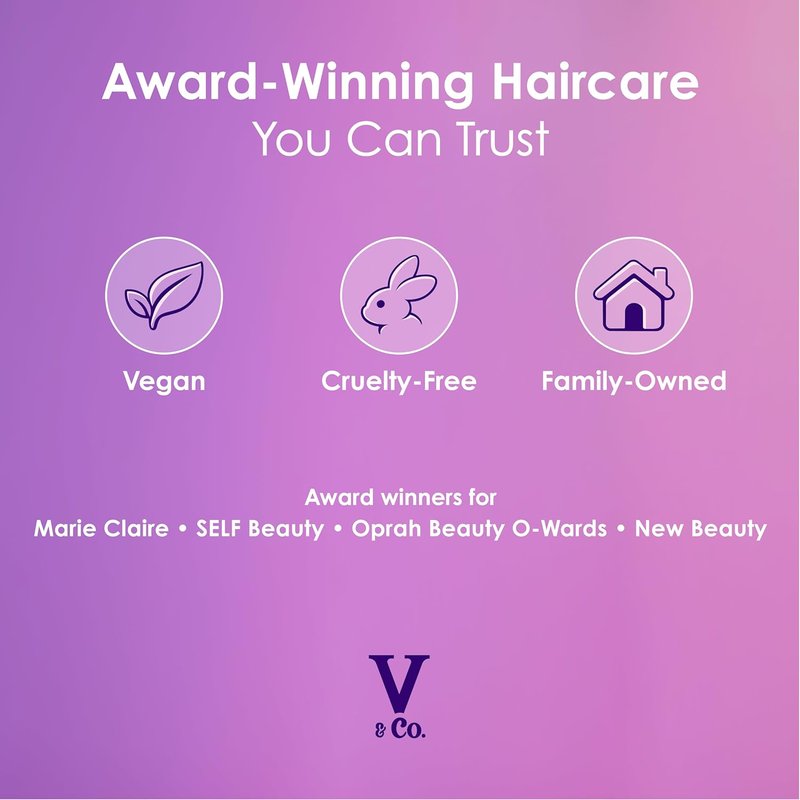 V&Co. Beauty Wave Babe Styling Mousse - Lightweight Hold for Effortless Waves | 7 oz