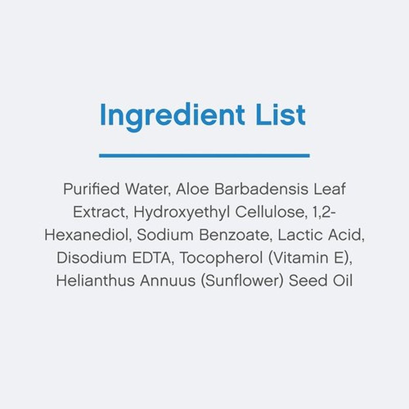 Lubelab Water-Based Personal Lubricant - 8.3 Fl Oz Aloe & Vitamin E, Hypoallergenic, pH-Balanced Gel