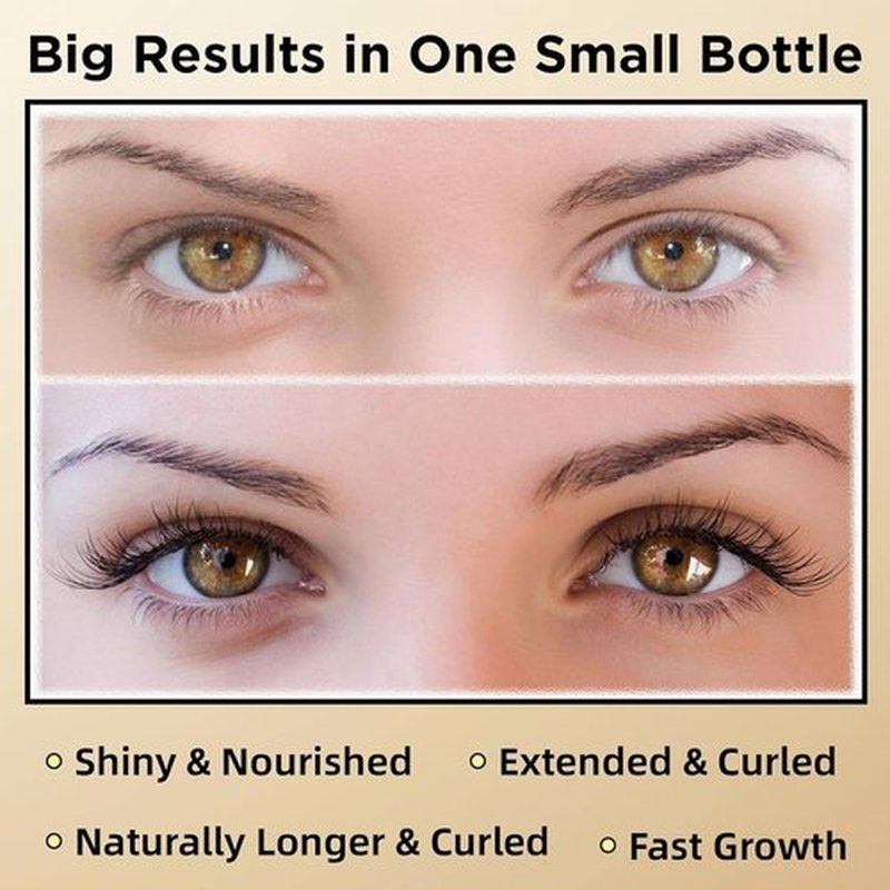 ASAMO Eyelash & Eyebrow Growth Serum - 2-in-1 Enhancer for Longer, Thicker Lashes - Vegan & Cruelty-Free, 3ml