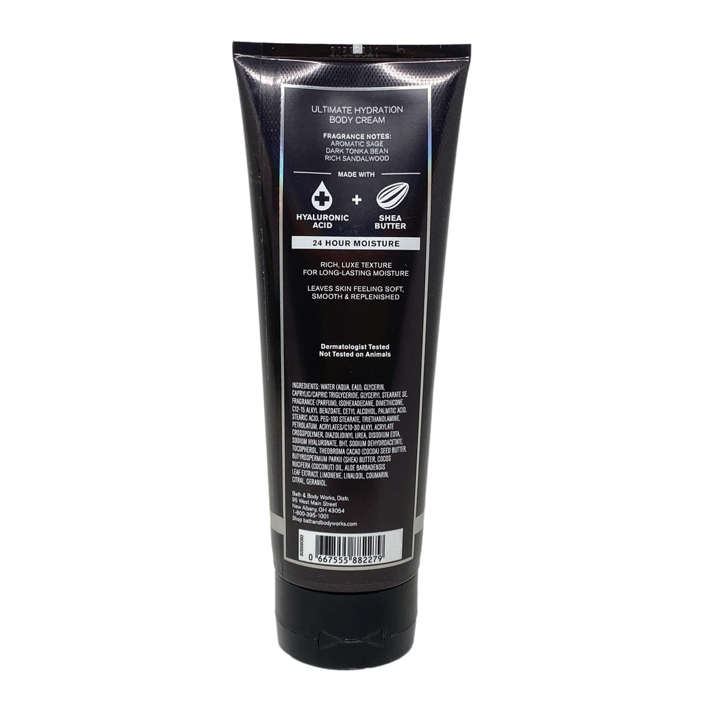 Bath & Body Works Men's Collection Black Tie Body Cream and Body Wash Duo Set With a Clay Baby Bar Soap