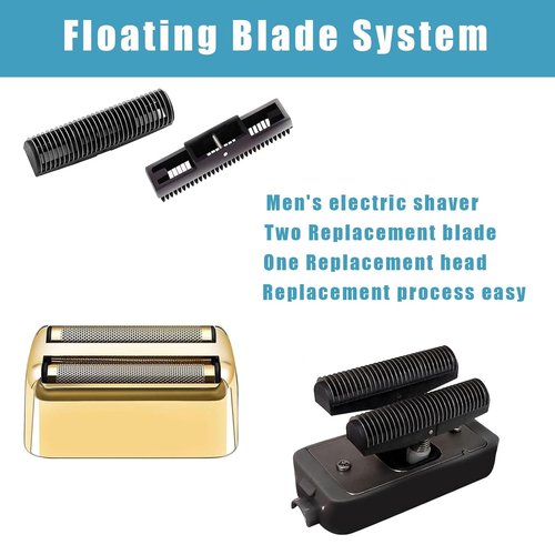 BaBylissPRO Shaver Replacement Foil & Cutters - Compatible with FXFS2 & Double Foil Shaver (Gold 2)