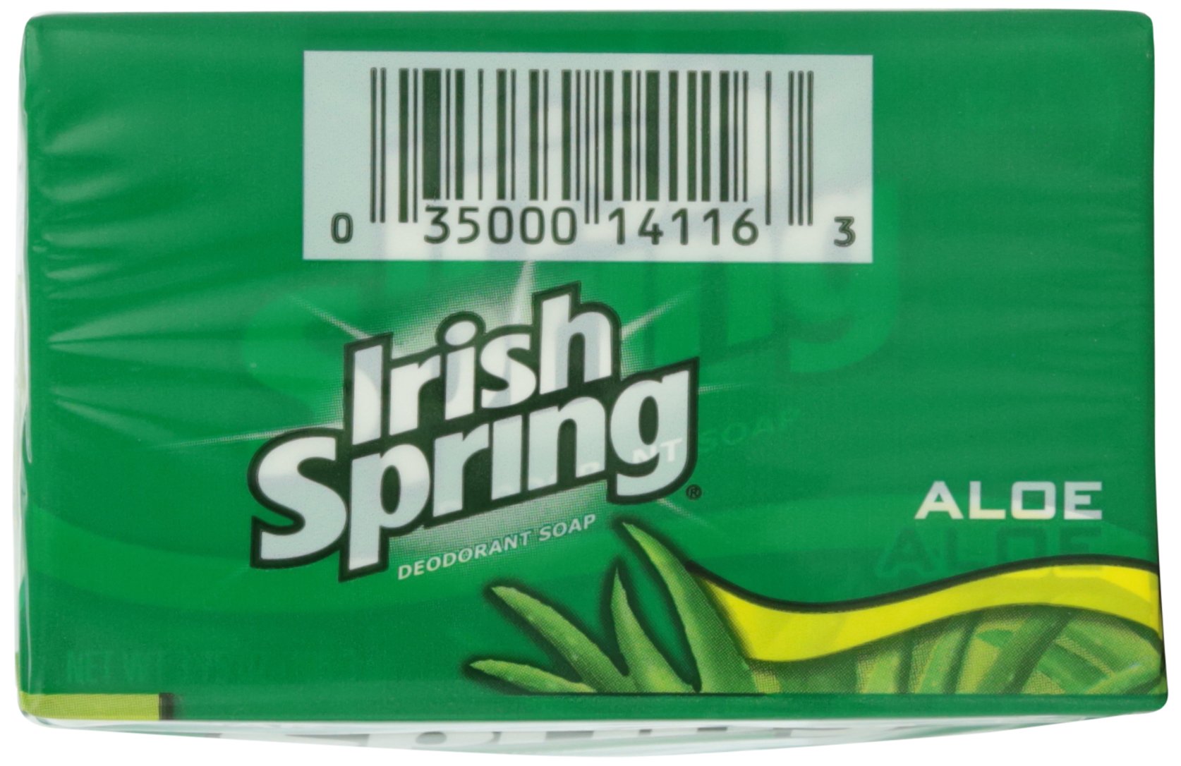 Irish Spring Deodorant Bath Bar Aloe,3.75 Ounce, 3 Count