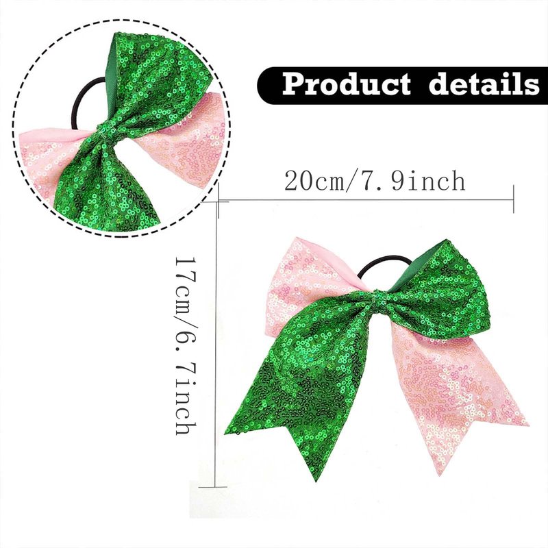 YWAOAIJD 2pcs Witch Hair Accessories for Women, wicked merch with Glitter Pink Green wicked gifts for girls