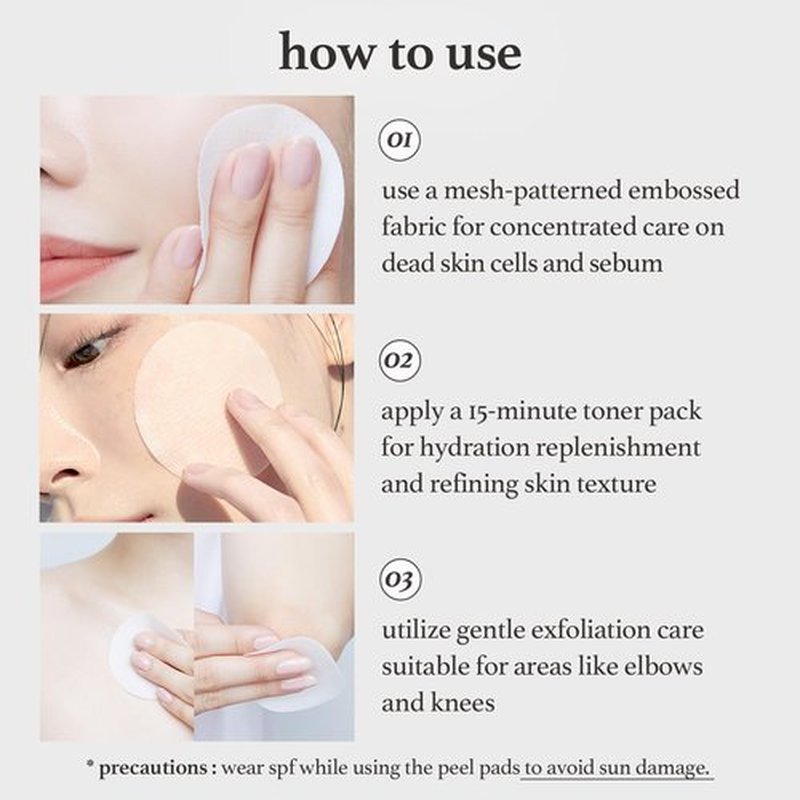 NOONI Facial Toner Pads - Glycolic Acid Exfoliating Pads 80 EA | AHA(Glycolic Acid, Lactic Acid), Pore Pad, Glass Skin, Reduces Fine lines with Panthenol & Hydrating Serum, Korean Skin Care, Kbeauty