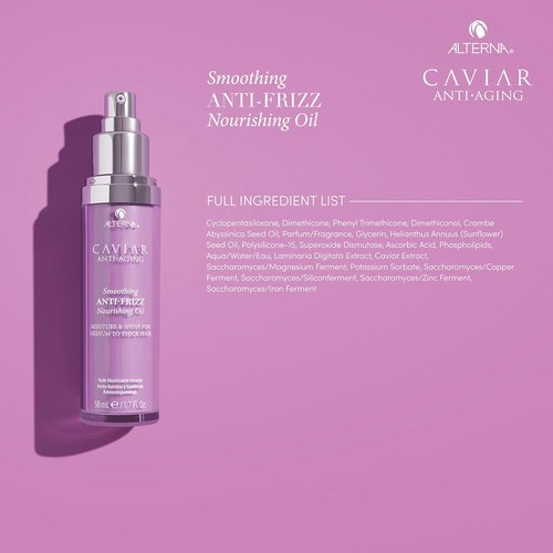 Alterna Caviar Anti-Aging Nourishing Oil - Lightweight Frizz Control Treatment | 1.7 Fl Oz
