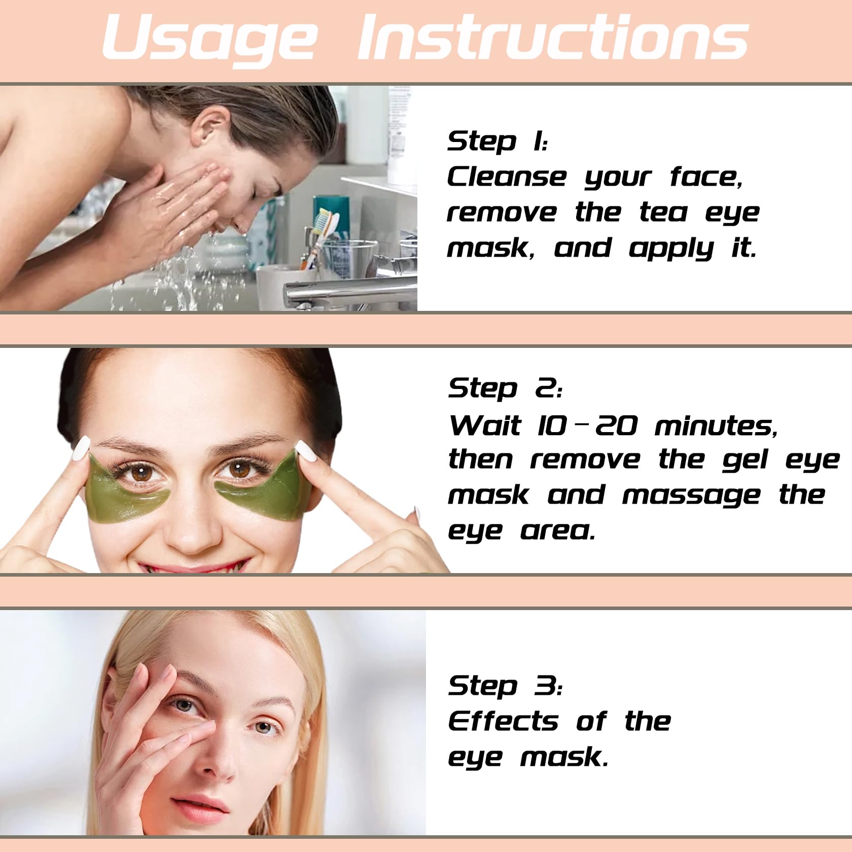 ZZCQzeze 90 Pairs Under Eye Patches,Hydrating Under Eye Masks,Moisturizing Eye Patches Bulk for Dark Circles,Undereye Mask Patches for Eye Care,Nourishing Eyemask Skin Care Set for Women