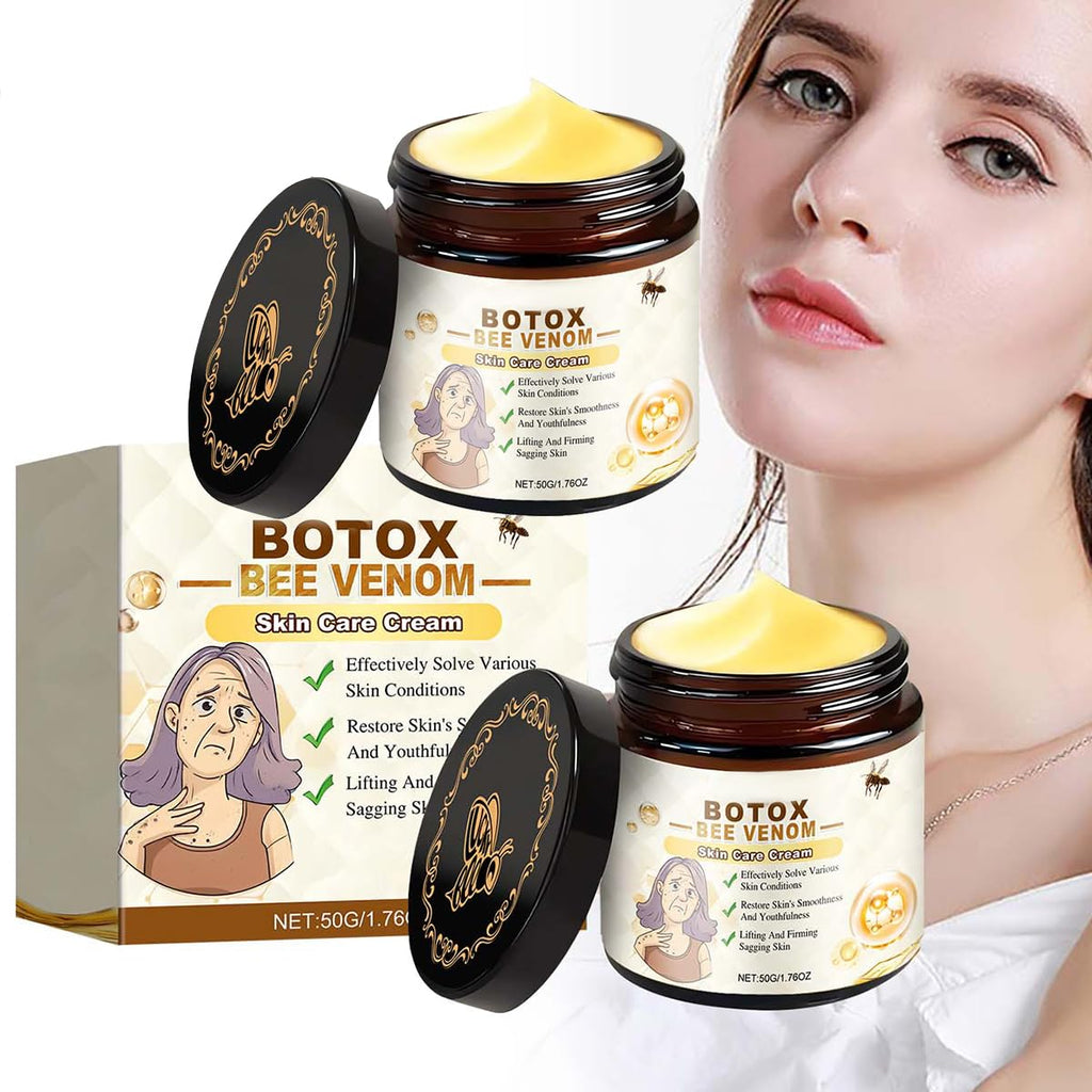 FYEBOO Bee Venom Comprehensive Cream, 2025 New Cream Effectively Reducing Blemishes & Comprehensive Moisturizer for All skin Types (2 Packs)