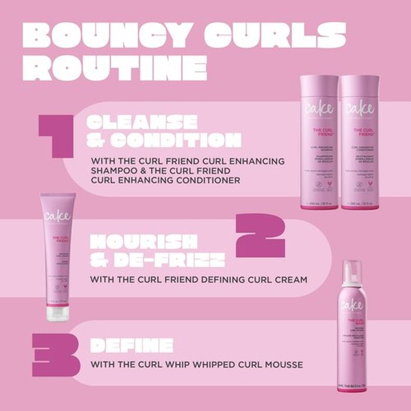 Cake Beauty The Curl Next Door Curl Enhancing Conditioner, 10 Ounce