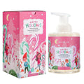 ROMIIE ZOI Christmas Foaming Hand Soap with Gift Box- Happy Holidays, Infused with Peppermint - 500ml/ 16.8oz
