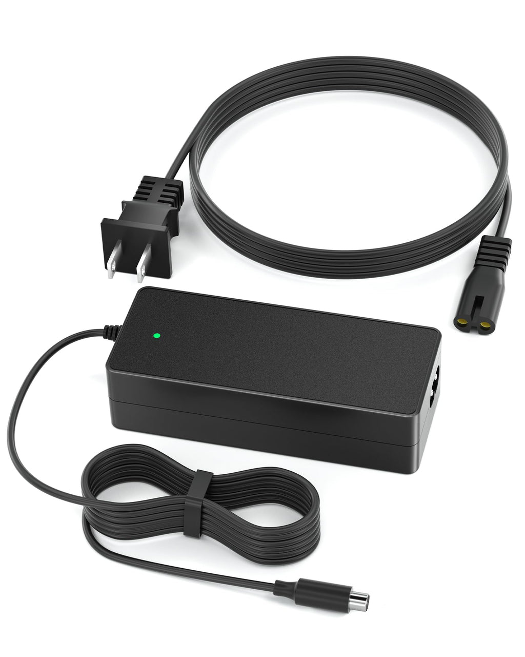 VHBW 42V Charger Compatible with Volpam Electric Scooter Charger, fits for SP06 SPT7 SP03 SP06 GS, Replacement for Volpam Scooter with LED Indicator – Fast Lithium Battery Adapter