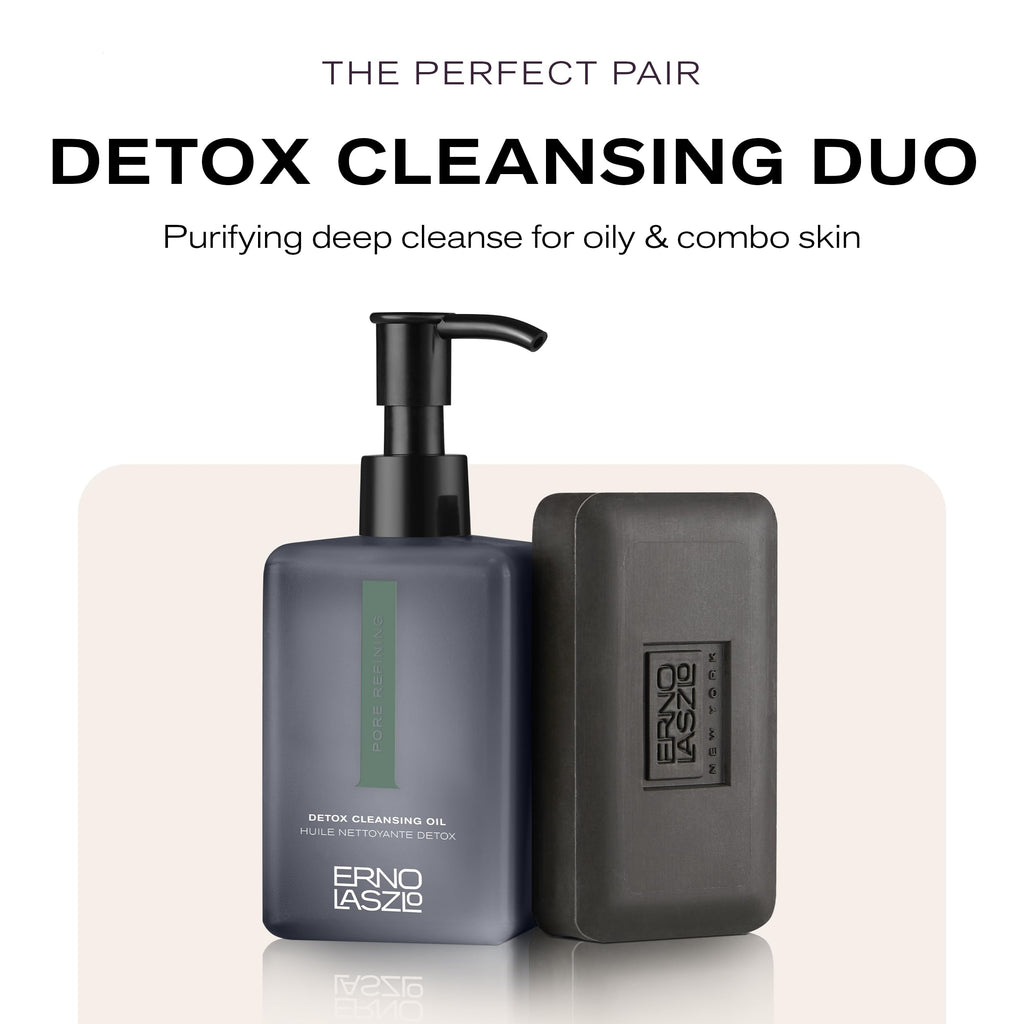 Erno Laszlo Sea Mud Deep Cleansing Face Wash Bar, Detox Charcoal Soap Bar with Dead Sea Mud, Removes Excess Oil, Unclogs Pores, Gently Exfoliates & Purifies Skin, For Oily, Blemish-Prone Skin, 1.7 oz