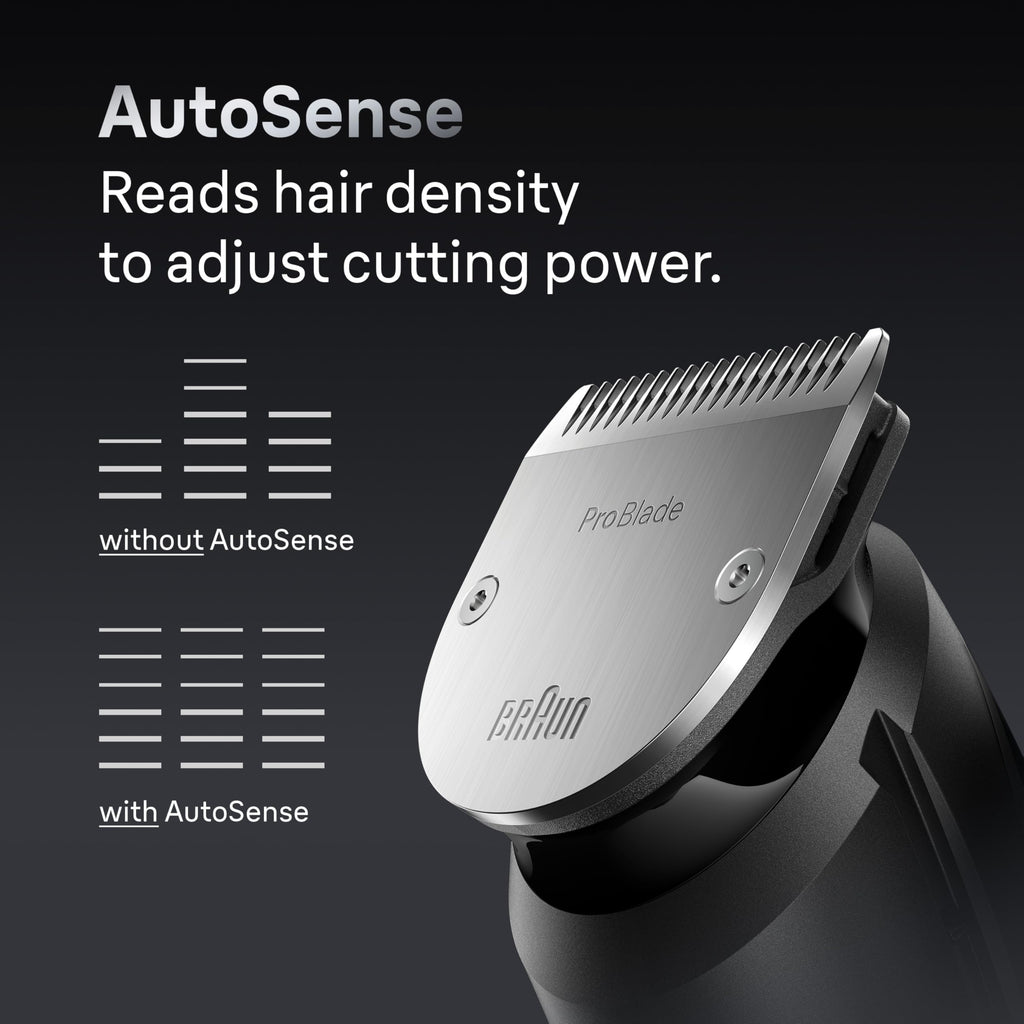 Braun All-in-One Men's Shaving Kit Series 7 7440, 12-in-1 Beard, Face, Nose, Ear Trimmer, Hair Clippers, Body Groomer and Manscaping + Travel Case + Charging Stand (Pack of 3)