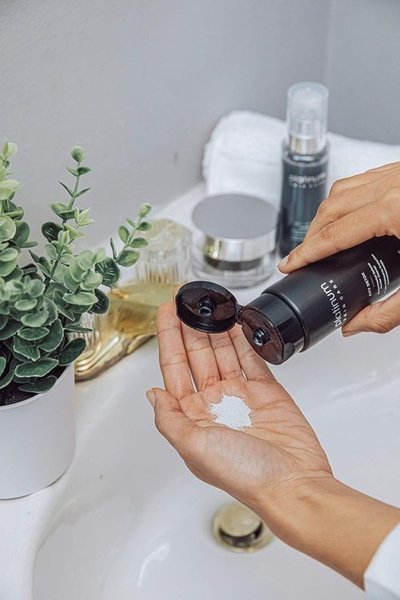 Aloette City Detox Charcoal Infused Powder Cleanser - Sulfate & Cruelty Free, 1.7 Fl Oz
