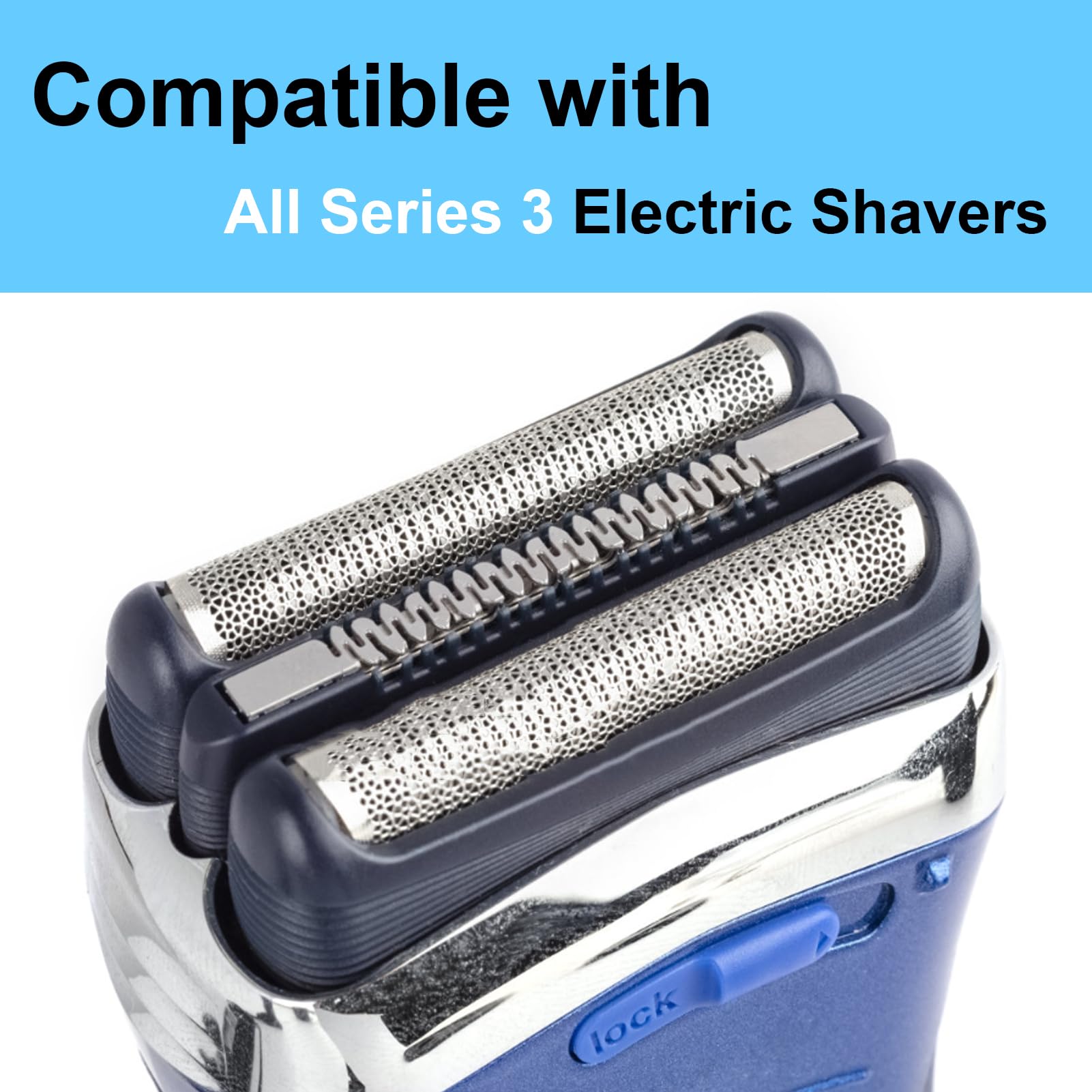 Series 3 Replacement Head for Braun Electric Shaver -21B