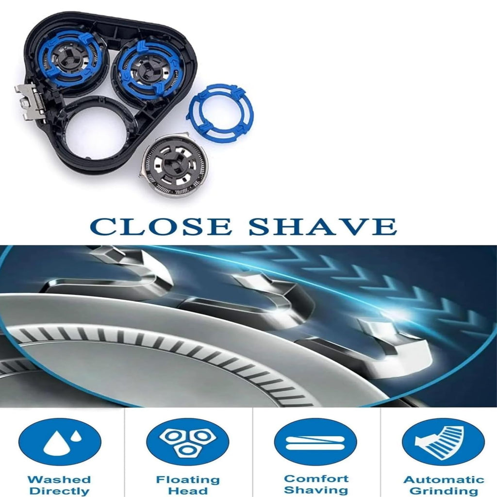 Sh50 Replacement Heads Compatible with Shaver Series 5000 (S5xxx), Fit for Replacement Heads 5000 Series S5370/84 5420 S5008 S5010 S5011 S5013 S5015