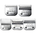 5PACK Dog Grooming Clipper Replacement Blades Compatible with Andis Pet Clipper/Oster A5/Wahl KM Series Dog Clipper with Ceramic Blade & Stainless Steel Blade (#10+5FC+7FC+3FC+4FC)