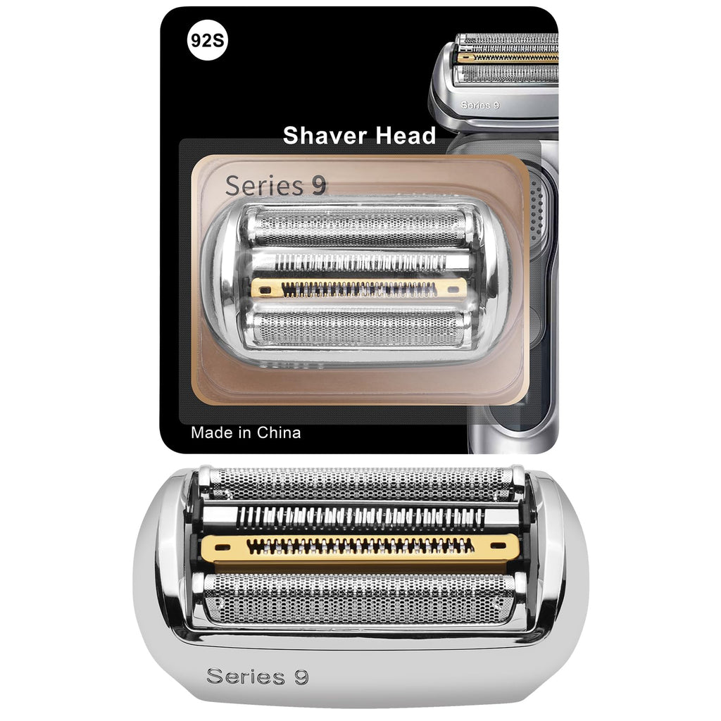 92S Replacement Shaver Head Compatible with Braun 9 Series Foil Shaver