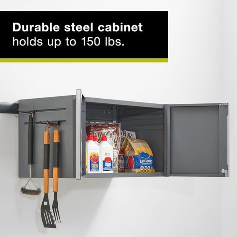 Rubbermaid FastTrack 2-Door Cabinet - Durable Garage Storage System for Optimal Organization