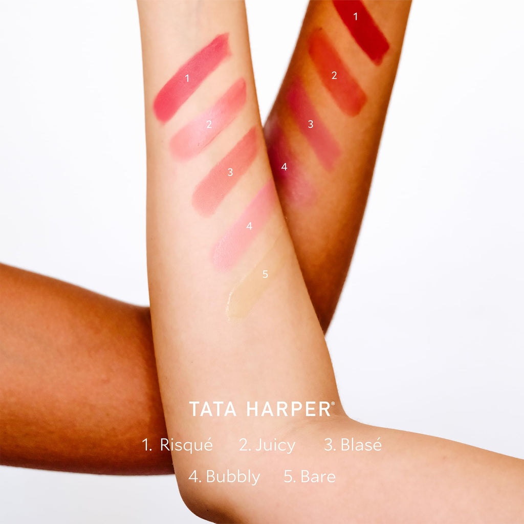 Tata Harper Lip Crème, Hydrating Lip Treatment, Bare - Clear, Natural Lip Crème