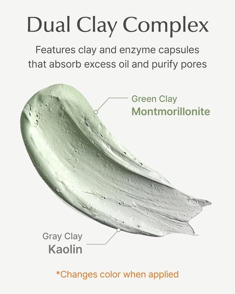 SU:M One Minute Clay Mask - Pore Cleansing & Hydrating 2-in-1 Facial Mask, 5.07 fl oz
